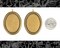 30mm x 40mm Antiqued Brass Cameo Frames - Set of Two - AB-F07